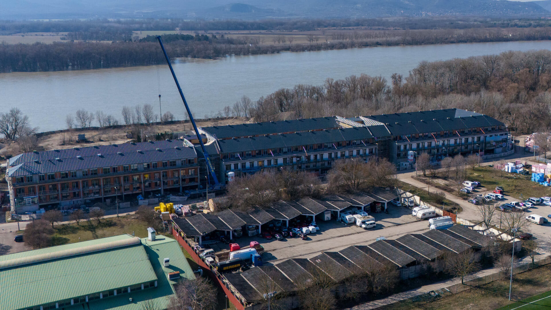 Dunakert Lakópark: Gyors ütemben halad az építkezés